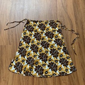 Flower Print Skirt